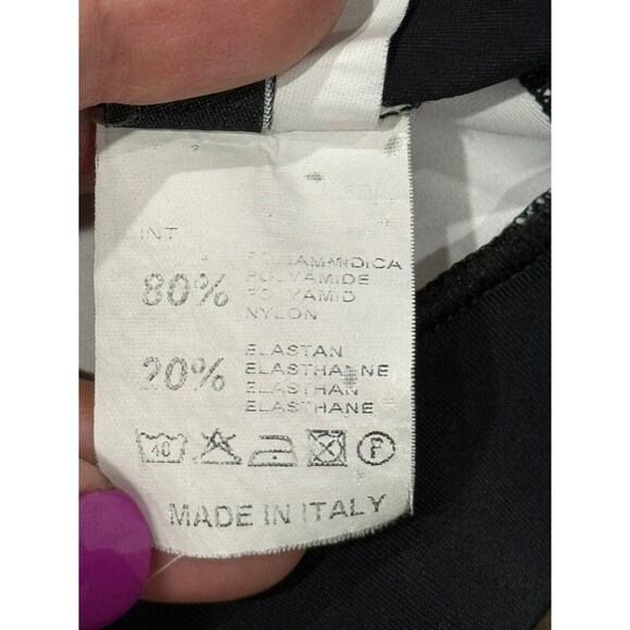 DNA Cycling Shorts Black/White/Olive Green Nylon Italy - Women’s S - Picture 8 of 11